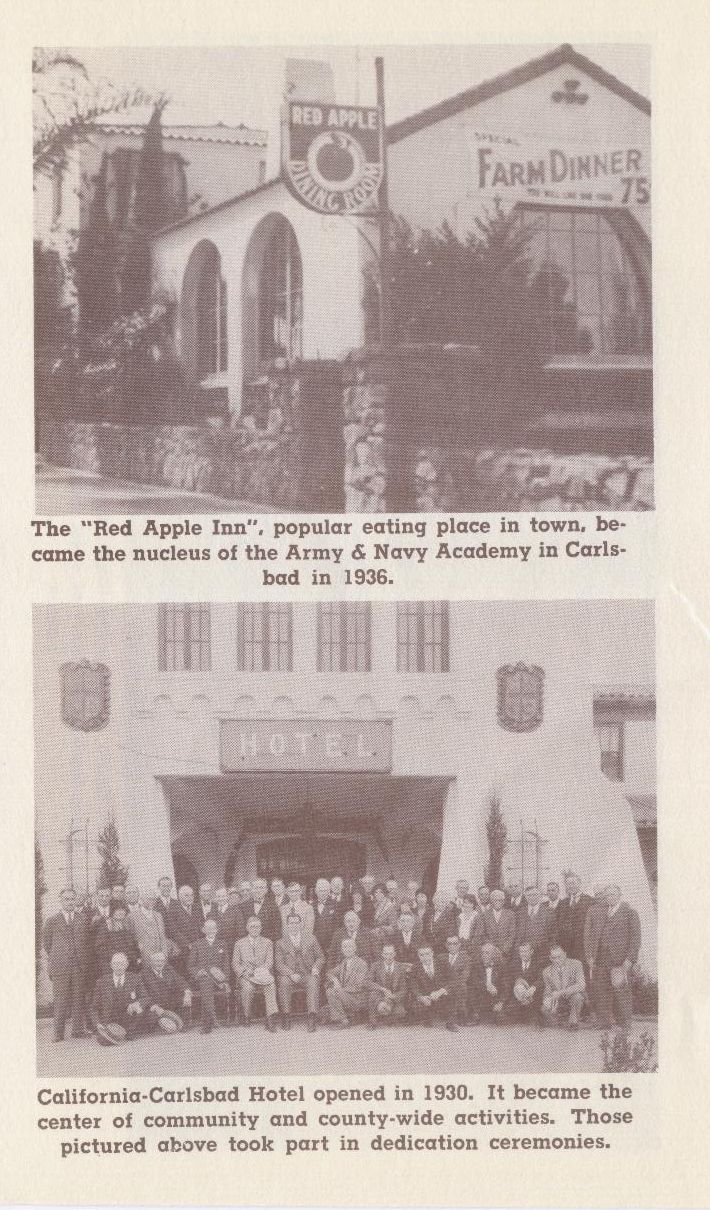 Pictures from the book "A History of Carlsbad," by Jack Harmon